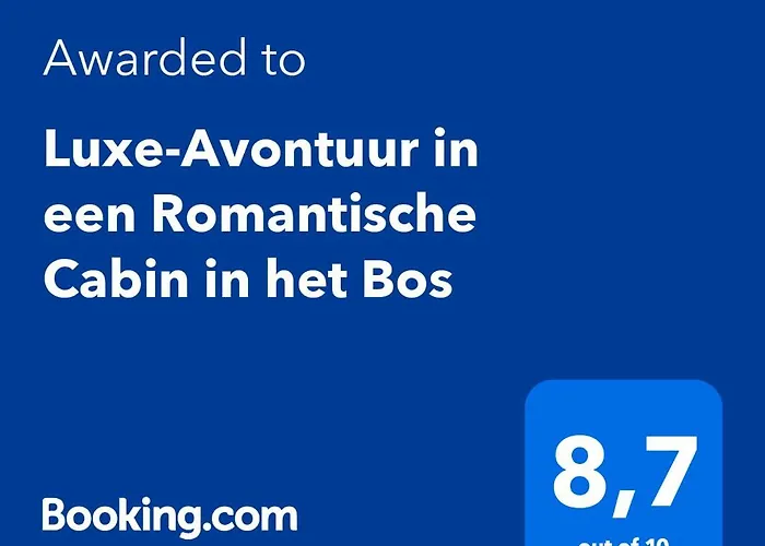Luxe-Avontuur In Een Romantische Cabin In Het Bos